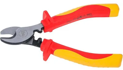 Image de Coupe-Câbles VDE 150 mm - Acier Trempé, Isolation Sécurisée - Coupe Précise et Protection Utilisateur - D-Work