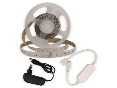 Immagine prodotto di Striscia LED OPTONICA, RGB, WW 4325 EEK: G, 12 V, 12 W, 480 lm, alimentatore, WiFi, 2 m