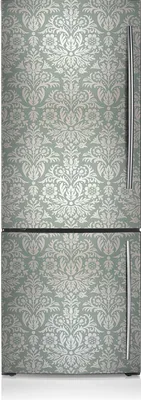 Produktbild von Kühlschrank Aufkleber Kühlschrankmagnete Dekoration Kühlschrankfolie 70x190 cm - Blumenmuster
