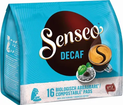 Produktbild von Senseo, Kaffeepads, Entkoffeiniert, 16 er, 111 g, UTZ