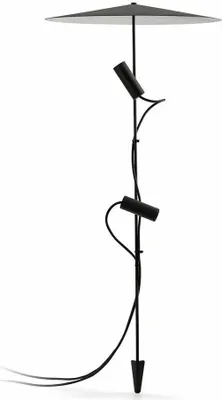 Obrázek produktu pro Světlo na cestu CLAP 130 LED 2X6W 3000K IP65 Hliník+nerezová ocel černá Hliník Bílá a černá