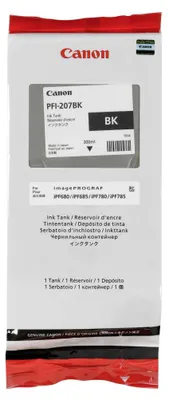 Produktbild von Canon PFI-207 BK Tinte schwarz