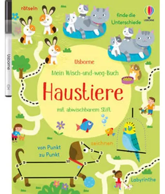 Obrázek produktu pro Mein Wisch-und-weg-Buch: Haustiere