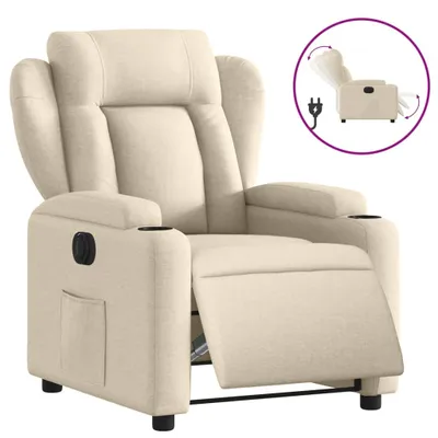 Zdjęcie produktu dla VidaXL 3204467, Tkanina, Kremowy, Pianka, 110 kg, 770 mm, 945 mm