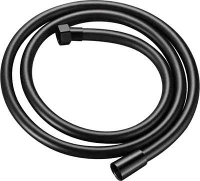 Produktbild von PVC Verdrehschutz Brauseschlauch, 200 CM, Universal Duschschlauch, Extrem Flexibel,(Schwarz)