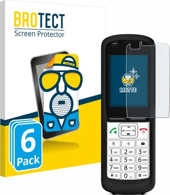 Produktbild von 6x BROTECT Schutzfolie für Unify OpenScape DECT Phone R6 Displayschutz Displayschutzfolie Folie Matt Entspiegelungsfolie