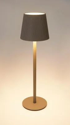 Produktbild von LED Tischlampe 36 cm taupe grau
