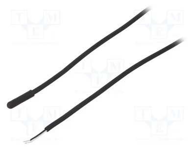 Immagine prodotto di 1 sensore: Termistore NTC, resistenza 10kΩ, dimensioni esterne: Ø5x20mm, intervallo di temperatura: -40÷105°C, codice prodotto: 3435K TT02-10KC8-1D-T