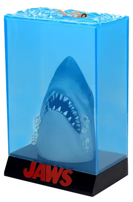 Productafbeelding van Witte Haai 3D posterbeeld, 27 cm