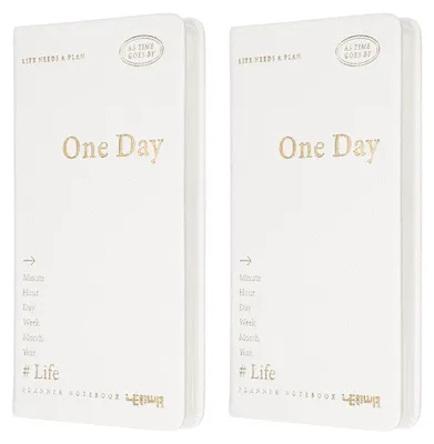 Produktbild von Omgoods – Tagesplaner-Notizbücher – 7 x 3,8 Zoll, 96 Seiten, ohne Datumsangaben