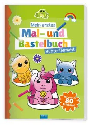 Obrázek produktu pro Trötsch Moje první knížka k vybarvování a tvoření - Barevný svět zvířat