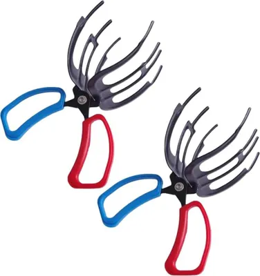 Produktbild von 2 Stück Fischklammer-Klauen-Angelgreifer, 3 Krallen, Adlerkralle, Fischkontroll-Fängerzange, Fischgreifer, Tackle-Werkzeug