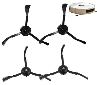 4 Seitenbürsten für Roborock Saugroboter, Ersatzbürsten