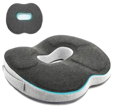 Produktbild von Druckentlastendes Kissen – Orthopädisches Donut-Kissen bei Hämorrhoiden, Prostatabeschwerden, Steißbeinschmerzen, Ischias und Rückenschmerzen, für Zuhause und Büro