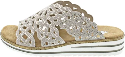 Produktbild von Rieker Damen Keil-Pantoletten Beige