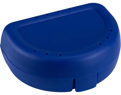 Produktbild von MEGADENT Zahnspangenbox small dunkelblau, 1 St. Box