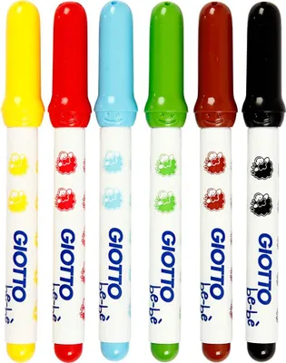 Produktbild von Giotto 6 pennarelli lavabili, Mehrfarben, Kinder, Junge/Mädchen
