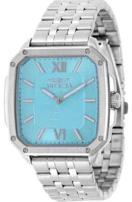 Produktbild von Invicta Cuadro 50357 Herrenuhr - Quarzwerk - Edelstahl mit blauem Zifferblatt - 39 mm
