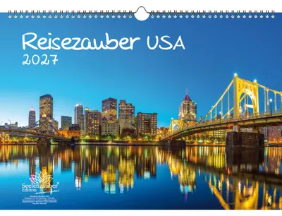 Produktbild von Reisezauber USA DIN A3 Kalender für 2027 Amerika Washington Stadt Reise Land Urlaub - Seelenzauber