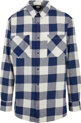 Produktbild von Urban Classics - Long Oversized Checked Hemd - 5XL
