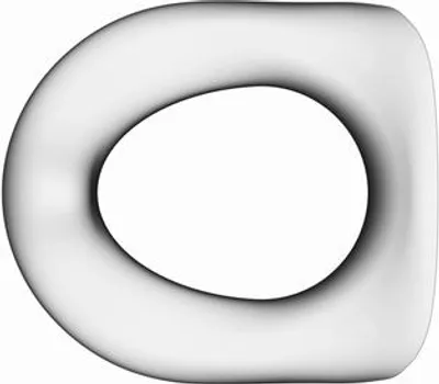 Produktbild von VIGOUR WC-Sitzring derby baby, grau