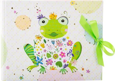 Produktbild von Fotoalbum mit verdeckter Spirale - Happy Frog