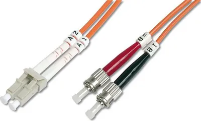 Immagine prodotto di Cavo patch in fibra ottica DIGITUS, 2 x ST - LC duplex, OM2, 5,0 m