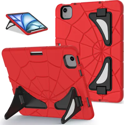 Obrázek produktu pro Ochranný obal pro iPad Air 11 M2 (2024) robustní nárazuvzdorný stojan pro děti chlapce červené