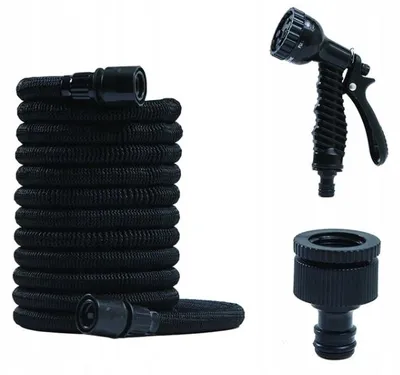 Produktbild von PREMIUM FLEXIBLER GARTENSCHLAUCH, massiv, 60M, PISTOLE + GRIFF
