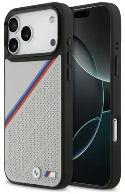 Produktbild von Fall Bmw M Tricolour Metall Logo Magsafe Do Iphone 17 Pro Max - Szare