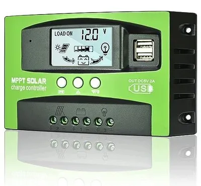 Zdjęcie produktu dla Regulator ładowania słonecznego mppt 30A kontroler 12V 24V LCD