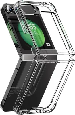 Immagine prodotto di Custodia per Samsung Galaxy Z FLIP 6 - Custodia trasparente antiurto per telefoni cellulari Custodia protettiva antigraffio ultra sottile Phonillico