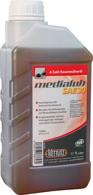 Produktbild von KETTLITZ-Medialub SAE 30 - 4 Takt Rasenmäheröl API SJ/CF-4 - 1 Liter Gebinde