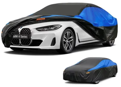 Immagine prodotto di Copertura impermeabile e traspirante per auto, adatta ai modelli BMW Serie 4 dal 2013 al 2024, disponibile nei colori nero e blu