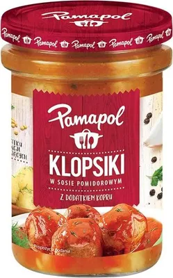Produktbild von Pamapol "Klopsiki" Putenbällchen in Tomatensauce 500g