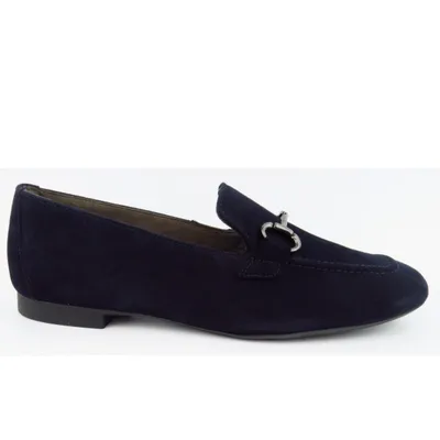 Produktbild von Paul Green Samtziege Damen Slipper in Blau, Größe 3