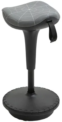 Produktbild von Bš¹rohocker mit Schwenkfunktion. ergonomischer Hocker. h?henverstellbar 65.5-83.5 cm 120¡ã neigbar Grau