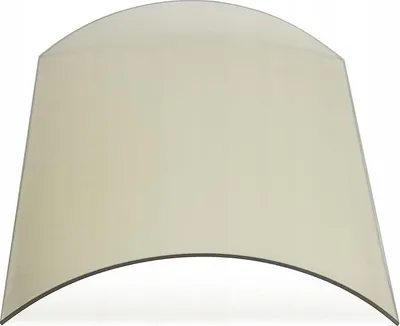 Obrázok produktu pre Krbové sklo Zakrivené 360 x 570 x 582 mm Sklo na kachle Priehľadový panel Zakrivené sklo Krbové sklo Zakrivené pre krb Odolné voči teplote 36x57x58,2 cm