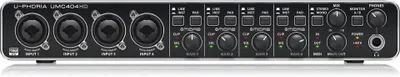 Obrázok produktu pre Behringer UMC404HD - Desktop - Schwarz - Metall - USB - -4 dBu - 24-bit/192kHz