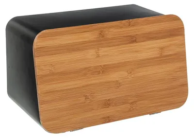 Produktbild von Moderner Brotbacker mit Klappe Brotbox mit Deckel 2-in-1
