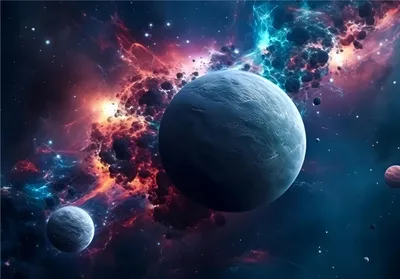 Obrázok produktu pre Netkaná fototapeta detská izba vesmír galaxia vesmír (254x184 cm - vrátane pasty) detská izba pre mládež moderné netkané tapety tapety