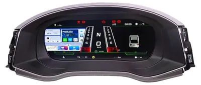 Image de Tableau de bord numérique, compatible avec la Passat B, écran haute résolution, installation facile, Passat B