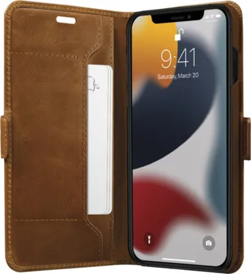 Obrázok produktu pre dbramante1928 Copenhagen Slim, Puzdro s peňaženkou, Apple, iPhone 13, 15,5 cm (6.1"), Hnedá