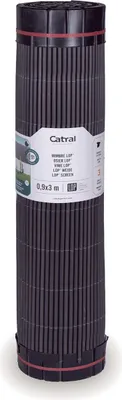 Image de Canisse d'osier semi-synthétique - Anthracite - 1,5x3m