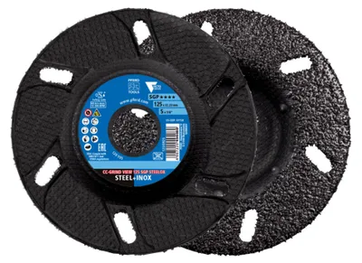 Produktbild von PFERD TOOLS CC-GRIND VIEW Schleifscheibe 125x22,23 mm Speziallinie SGP STEELOX für Stahl/Edelstahl