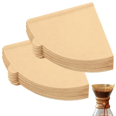 Kaffeefilter Größe 2, 200 Stück, V-Form, Kegelfilter, 12 cm, für 2-4 Tassen