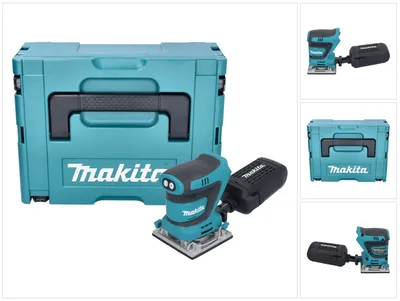 Image de Makita DBO 484 ZJ Ponceuse vibrante sans fil 18 V 112 x 102 mm + Makpac - sans batterie, sans chargeur
