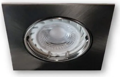 Produktbild von C-Light LED Einbaustrahler 0210 Eckig alu gebürstet 12V 3W neutralweiss