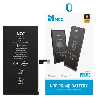 Produktbild von OEM NCC Ersatzakku Akku Batterie Battery 3349 mAh für iPhone 15 & Werkzeug