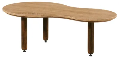 Immagine prodotto di MASSIVMOEBEL24 | Tavolino da salotto in legno di mango 120x70x40 oliato marrone KYOTO #118
